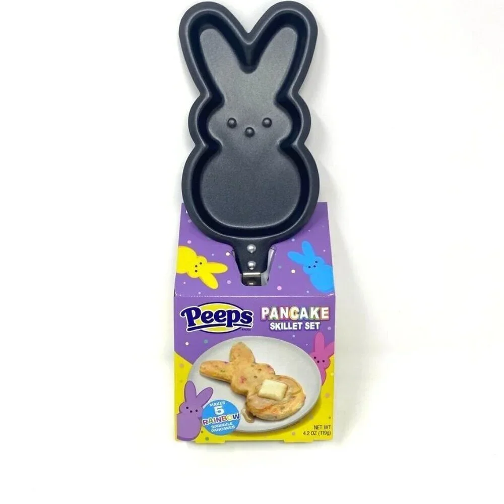 PEEPS® Bunny Rainbow Sprinkle Pancake Skillet Gift Set 4.2 oz